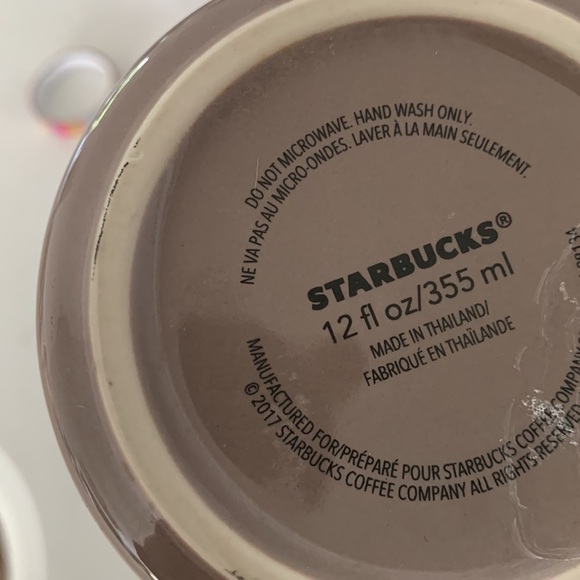 Starbucks 2017 Limited 'Speak Your Kind' Mug brown gold - Picture 5 of 9
